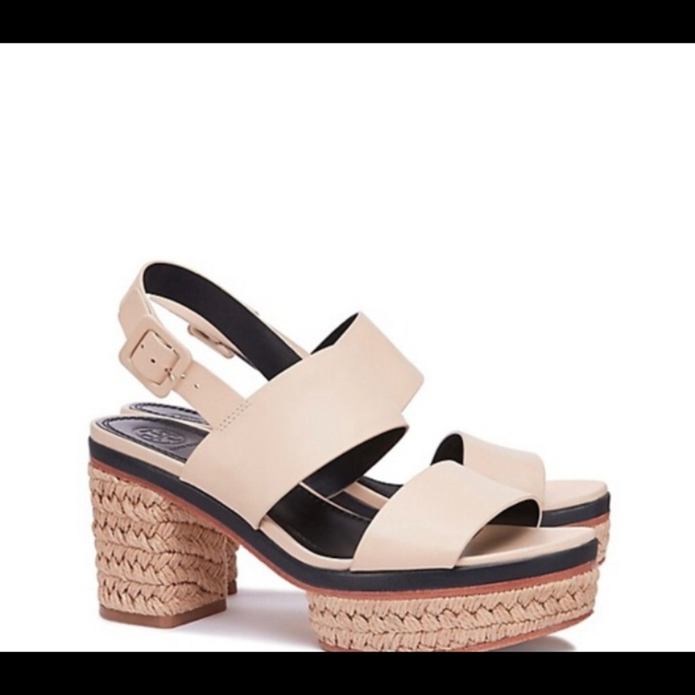 Tory Burch Solana leather espadrilles SZ 7.5